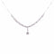 Collier Collier - Or blanc 18 ct et diamants taille brillant 58 Facettes