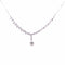 Collier Collier - Or blanc 18 ct et diamants taille brillant 58 Facettes