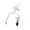 Collier Collier avec pendentif en or blanc 18 carats, onyx noir et diamants 58 Facettes