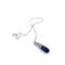 Collier Collier avec pendentif en or blanc 18 carats, onyx noir et diamants 58 Facettes