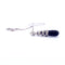 Collier Collier avec pendentif en or blanc 18 carats, onyx noir et diamants 58 Facettes