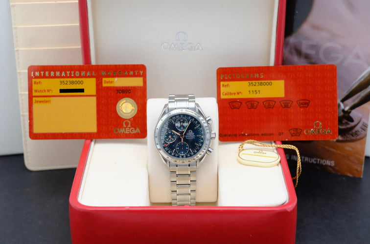 Montre Omega Speedmaster Day-Date - Montre automatique acier réf. 3523.80.00 (1998) 58 Facettes OMG/SPE/559