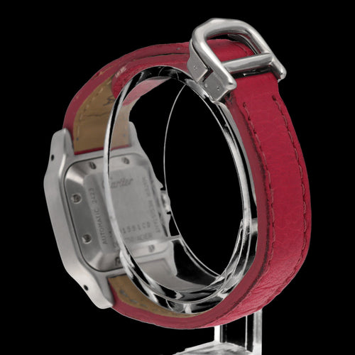 Montre Cartier Santos Galbée - Montre automatique or/acier réf. 2423 (2002) 58 Facettes CRT/SNT/005
