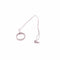 Collier Collier - Pendentif cercle en or blanc 18 ct avec diamants 58 Facettes