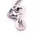 Collier Collier - Pendentif cercle en or blanc 18 ct avec diamants 58 Facettes