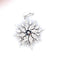 Pendentif Pendentif étoile en or blanc 18 ct avec diamants 58 Facettes