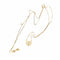 Collier Collier - Pendentif cœur en or jaune 18 kt avec diamants 58 Facettes
