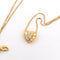 Collier Collier - Pendentif cœur en or jaune 18 kt avec diamants 58 Facettes