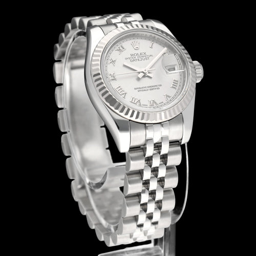 Montre Rolex Lady-Datejust - Montre dame 26 mm référence 179174 en acier 58 Facettes ROL/LDJ/603