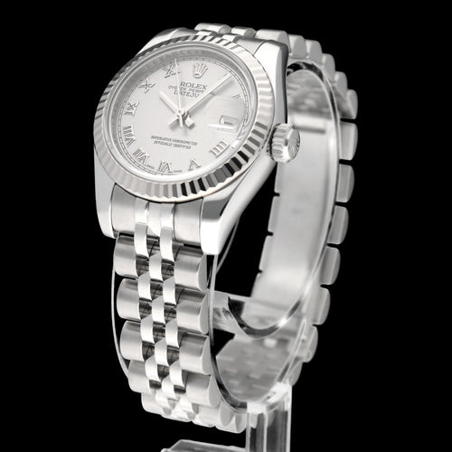 Montre Rolex Lady-Datejust - Montre dame 26 mm référence 179174 en acier 58 Facettes ROL/LDJ/603