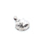 Pendentif Pendentif tête de cheval en or blanc 18 K et diamants 58 Facettes