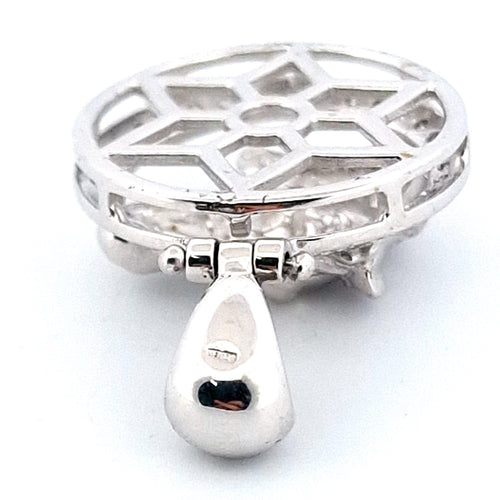 Pendentif Pendentif tête de cheval en or blanc 18 K et diamants 58 Facettes