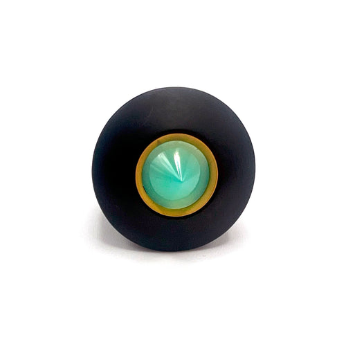 Bague STOFFEL - Bague en or jaune 18K, onyx et chrysoprase verte 58 Facettes UKA000013GM