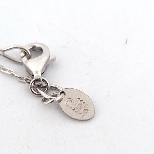 Collier Collier avec pendentif en or blanc et jaune 18 ct, saphirs roses et diamants 58 Facettes