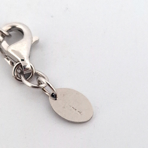 Collier Collier avec pendentif en or blanc et jaune 18 ct, saphirs roses et diamants 58 Facettes