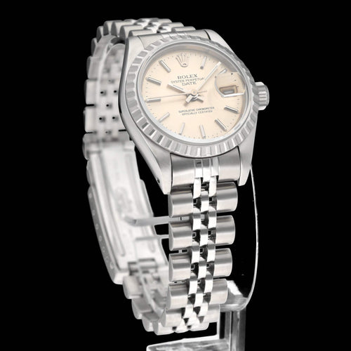 Montre Rolex Oyster Perpetual Lady-Date - Montre 69240 en acier 26 mm 58 Facettes ROL/LDJ/600