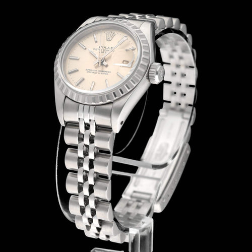 Montre Rolex Oyster Perpetual Lady-Date - Montre 69240 en acier 26 mm 58 Facettes ROL/LDJ/600