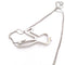 Collier Collier - Pendentif lapin en or blanc 18 ct et diamants 58 Facettes