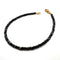 Bracelet Bracelet en or jaune 18 ct et spinelles noires thaïlandaises 58 Facettes UKA000017GM