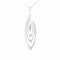 Collier Crivelli - Collier avec pendentif en or blanc 18 K et diamants 58 Facettes