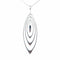 Collier Crivelli - Collier avec pendentif en or blanc 18 K et diamants 58 Facettes