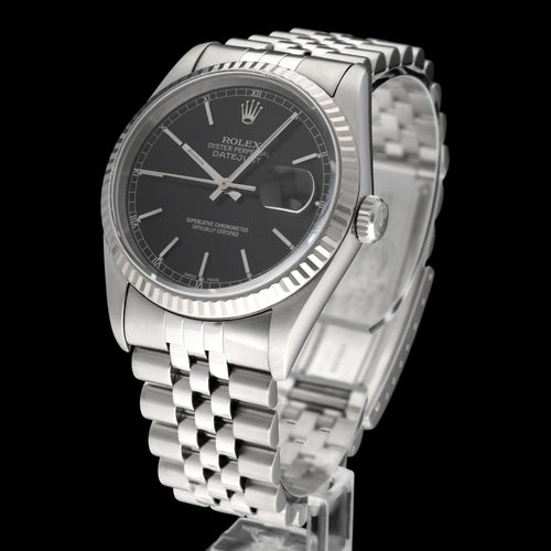 Montre Rolex Datejust 16234 - Montre automatique 36 mm en acier (1995) 58 Facettes ROL/DJ1/1272