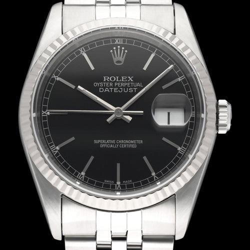 Montre Rolex Datejust 16234 - Montre automatique 36 mm en acier (1995) 58 Facettes ROL/DJ1/1272