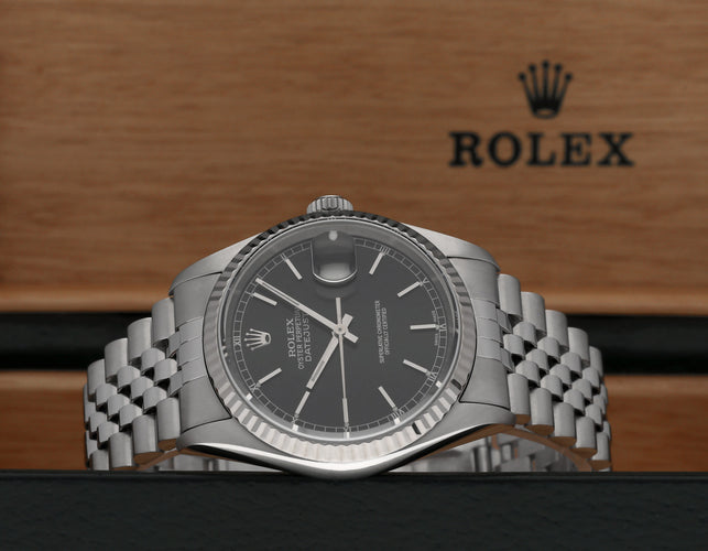 Montre Rolex Datejust 16234 - Montre automatique 36 mm en acier (1995) 58 Facettes ROL/DJ1/1272