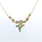 Collier Collier en or jaune 18 kt avec émeraudes naturelles et diamants 58 Facettes