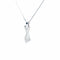 Collier Pendentif - Collier en or blanc 18 kt et diamants 58 Facettes