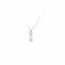 Collier Pendentif - Collier en or blanc 18 kt et diamants 58 Facettes