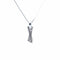 Collier Pendentif - Collier en or blanc 18 kt et diamants 58 Facettes
