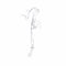 Collier Pendentif - Collier en or blanc 18 kt et diamants 58 Facettes