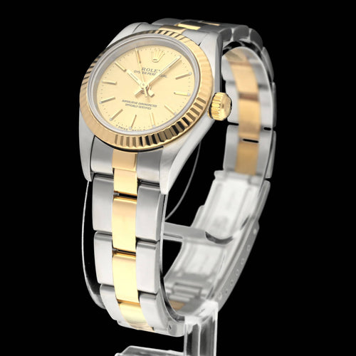 Montre Rolex Oyster Perpetual Lady 76193 - Montre dame en or/acier 58 Facettes ROL/OOP/211