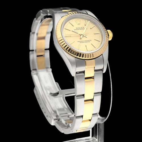Montre Rolex Oyster Perpetual Lady 76193 - Montre dame en or/acier 58 Facettes ROL/OOP/211