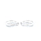 Boucles d'oreilles Boucles d’oreilles en or blanc 18 kt avec diamants taille brillant 58 Facettes