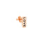 Boucles d'oreilles DODO Love - Boucle d’oreille individuelle en or rose 18K 58 Facettes UKA000056SO