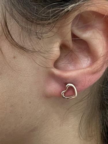 Boucles d'oreilles DODO - Boucle d’oreille individuelle Cœur en or rose 18K 58 Facettes UKA000058SO