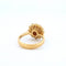 Bague 54 Bague en or jaune 18 kt avec perle Akoya et diamants 58 Facettes
