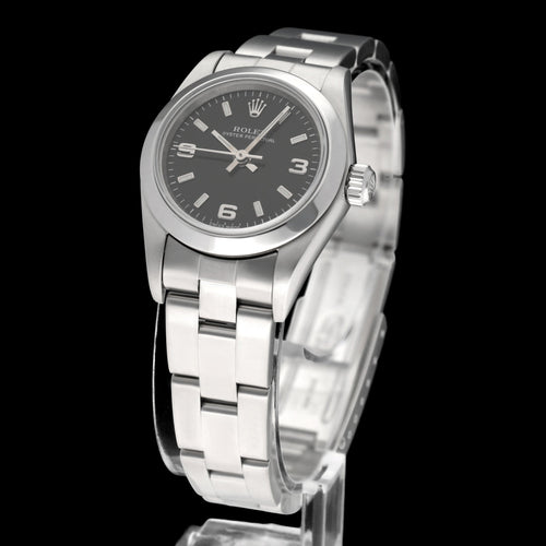 Montre Rolex Oyster Perpetual - Montre dame 26 mm en acier réf. 76080 58 Facettes ROL/OOP/208