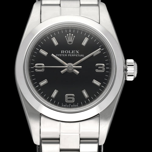 Montre Rolex Oyster Perpetual - Montre dame 26 mm en acier réf. 76080 58 Facettes ROL/OOP/208