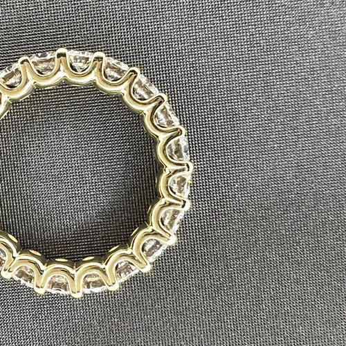 Bague Alliance - Bague en or jaune 18K et diamants 58 Facettes UKA000072GM