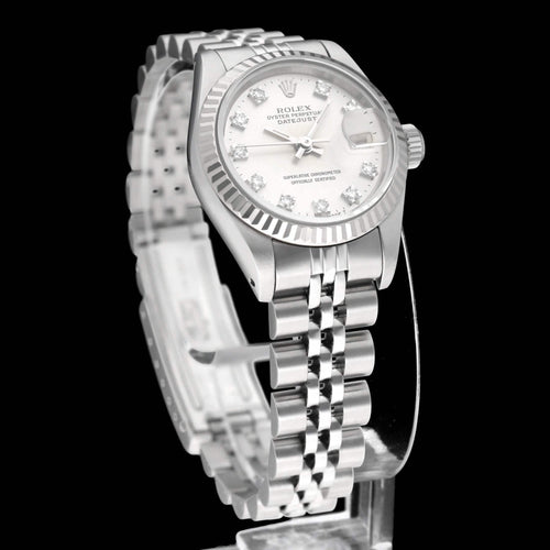 Montre Rolex Lady-Datejust - Montre femme réf. 69174G (1991) 26 mm 58 Facettes ROL/LDJ/498
