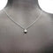 Collier SENIA - Collier solitaire en or blanc 18K avec diamant 58 Facettes UKA000073GM