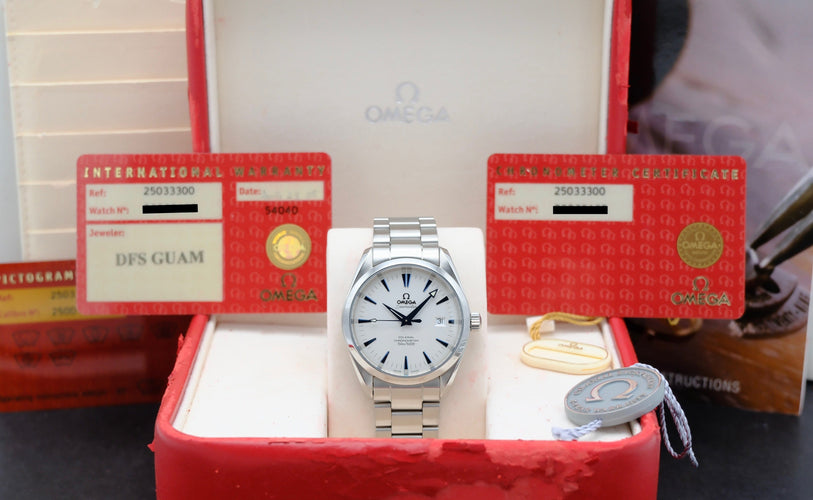 Montre Omega Seamaster Aqua Terra - Montre automatique en acier 39 mm 58 Facettes OMG/SEA/349