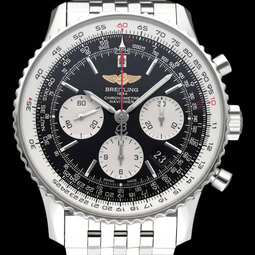 Montre Breitling Navitimer 01 - Montre automatique acier 43 mm AB0120 58 Facettes BTL/NVT/090