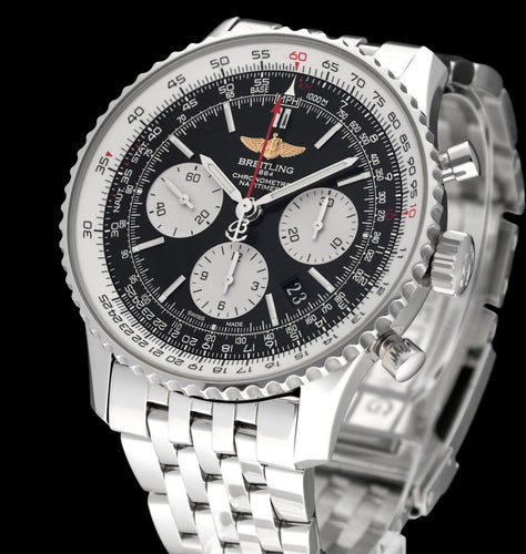 Montre Breitling Navitimer 01 - Montre automatique acier 43 mm AB0120 58 Facettes BTL/NVT/090