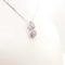 Collier Collier et pendentif en or blanc 18 Kt avec diamants 58 Facettes
