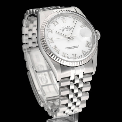 Montre Rolex Datejust 16234 - Montre automatique 36 mm en acier (2002) 58 Facettes ROL/DJ1/1344