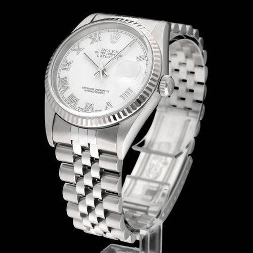 Montre Rolex Datejust 16234 - Montre automatique 36 mm en acier (2002) 58 Facettes ROL/DJ1/1344